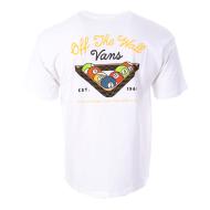 T-Shirt Blanc Homme Vans Snooker vue 2