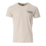 T-shirt Écru Homme Von Dutch BADB pas cher
