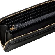 Portefeuille Noir Femme Calvin Klein Jeans Ck Large Zip vue 3