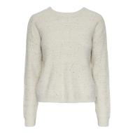 Gilet Ecru Femme Pieces Nilja vue 2