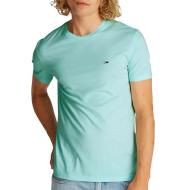 T-shirt Vert Homme Tommy Hilfiger Jaspe DM0DM20363