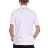 Polo de tennis Blanc Homme Asics Court vue 2