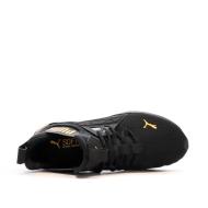 Baskets Noire/Orange Homme Puma Softride Enzo vue 4