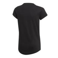 T-shirt Noir Fille Adidas FM4480 vue 2