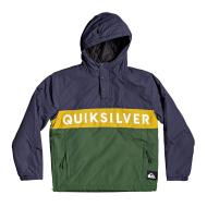 Anorak Marine/Vert Garçon Quiksilver Tazawa pas cher