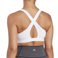 Brassière Blanche Femme Adidas HR2889 vue 2