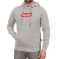Sweat à capuche Gris Homme Supreme Grip Diego G°W