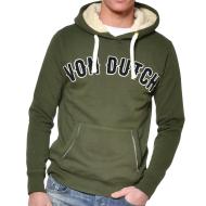 Sweat à Capuche Kaki Homme Von Dutch Must pas cher