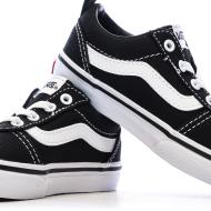 Baskets Noires/Blanches Enfant Vans Ward Slip-on vue 7