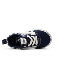 Baskets Bleu Foncé Garçon Vans Td Ward Slip-on Checkerboard vue 4