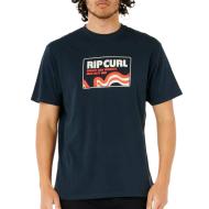 Camiseta azul marino Rip Curl Surf Revival para hombre barato