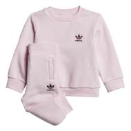 Survêtement Rose Fille Adidas Crew Set IJ7191 pas cher