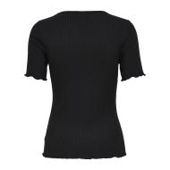 T-Shirt Noir Femme JDY FRANSISKA 15238718 vue 2