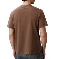 T-Shirt Marron Homme Calvin Klein Jeans Hero vue 2
