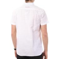 Chemise à Manches Courtes Blanche Homme Teddy Smith Coury vue 2