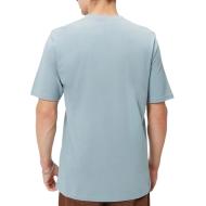 T-shirt Bleu Clair Homme Fila Embroidered vue 2