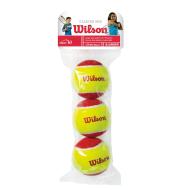X3 Balles de Tennis Jaune/Rouge Wilson Starter pas cher