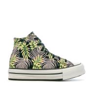Baskets Noir/Rose Femme Converse Eva Lift vue 2