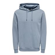 Sweat à Capuche Bleu Clair Homme Only & Sons Ceres