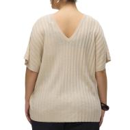 Pull Beige Femme Vero Moda Barbados vue 2