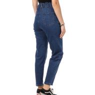 Jean Bleu Femme Monday Premium Mom Fit vue 2