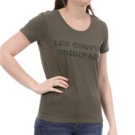 T-shirt Kaki Femme Lee Cooper Ole