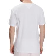 T-shirt Blanc Tommy Hilfiger College Pop vue 2