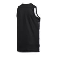 Maillot de Basketball Noir Garçon Adidas 3g Spee vue 2