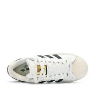 Baskets Blanches/Noir Femme Adidas Superstar Bonega vue 4