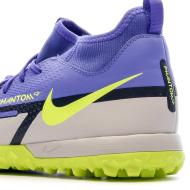 Chaussures de foot Violettes Enfant Nike Phantom Gt2 Academy DF TF vue 7