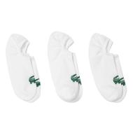 X3 Paires De Chaussettes Invisible Blanc Lacoste RA7872 pas cher