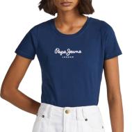 T-Shirt Marine Femme Pepe jeans New Virginia 1