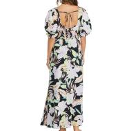 Billabong Vestido Escape Floral Negro Mujer ver 2