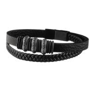 Bracelet Noir/Argent Homme Geographical Norway 315066