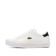 Baskets Blanches/Marine Ado Lacoste Powercourt pas cher