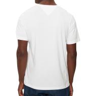 T-shirt Blanc Homme Tommy Hilfiger Flag vue 2