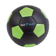Ballon de Foot Noir/Vert Neon T5 pas cher