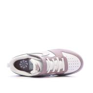 Baskets Gris/Blanc Fille Nike Court Borough Low vue 4