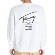 Sweat Blanc Homme Tommy Jeans Modern vue 2