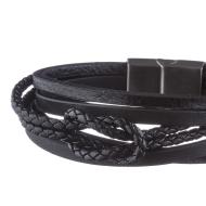 Bracelet Noir Geographical Norway 315063 vue 2