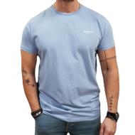T-shirt Bleu Homme Pepe Jeans Original Basic