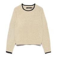 Pull Écru Femme Vero Moda Maquarius Raglan vue 3