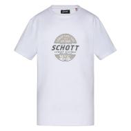 T-Shirt Blanc Garçon Schott Print