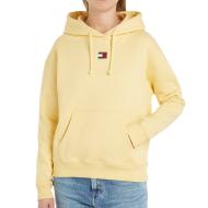 Sweat à capuche Jaune Femme Tommy Hilfiger Badge pas cher