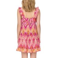 Robe Rose/Orange Femme Only Alma Life 15256824 vue 2