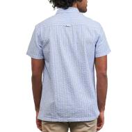 Chemisette Manches Courtes Blanc/Bleu Homme Tommy Hilfiger Reg Stripe Seers vue 2