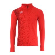 Sweat 1/2 Zip Rouge Homme Umbro 570330 pas cher