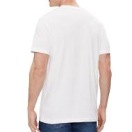 T-shirt Blanc/Noir Homme Calvin Klein Jeans Disrupted vue 2