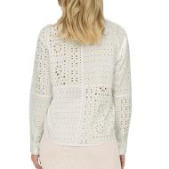 Blouse Blanche Femme JDY Miso Anglaise vue 2