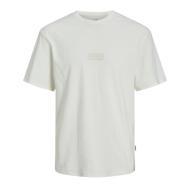 T-shirt Ecru Homme Jack & Jones 12234809